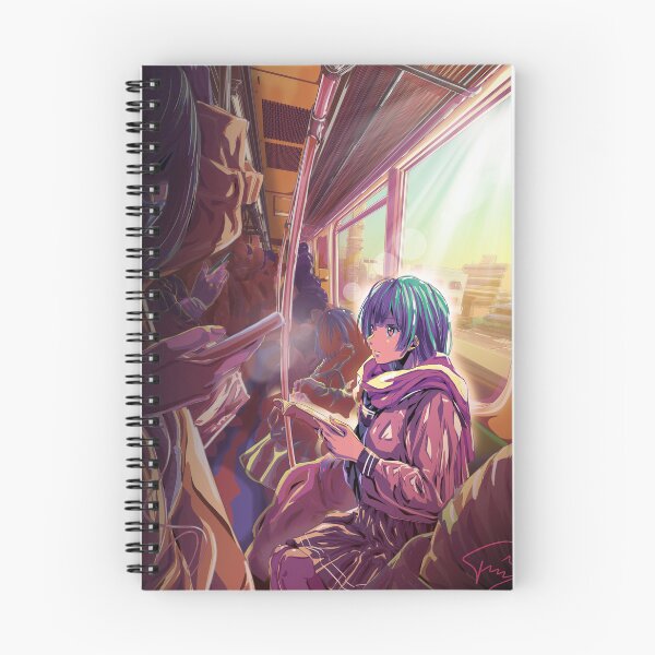 Item preview, Japanese girl on a train reading a book in the Yamanote Line designed and sold by AirForceTuan.