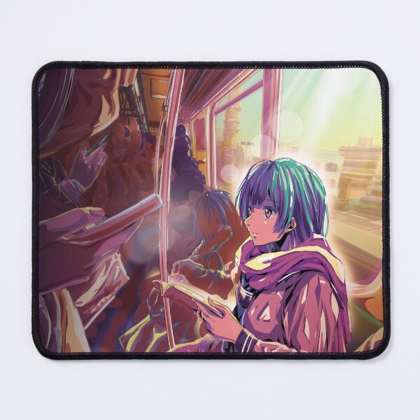 Item preview, Japanese girl on a train reading a book in the Yamanote Line designed and sold by AirForceTuan.