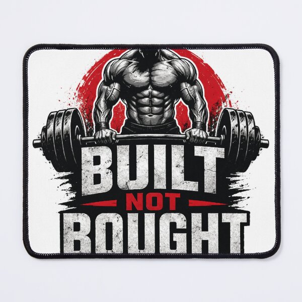 Item preview, Built Not Bought – Funny GYM Shirt, Gift Idea designed and sold by Hanno0.