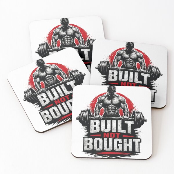 Item preview, Built Not Bought – Funny GYM Shirt, Gift Idea designed and sold by Hanno0.