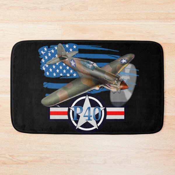 Item preview, P40 Warhawk Vintage Fighter Plane designed and sold by Emberglowo.