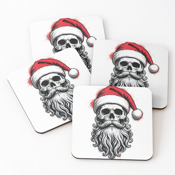 Item preview, Stencil Santa Skull Street Art Design designed and sold by Bloomkept.