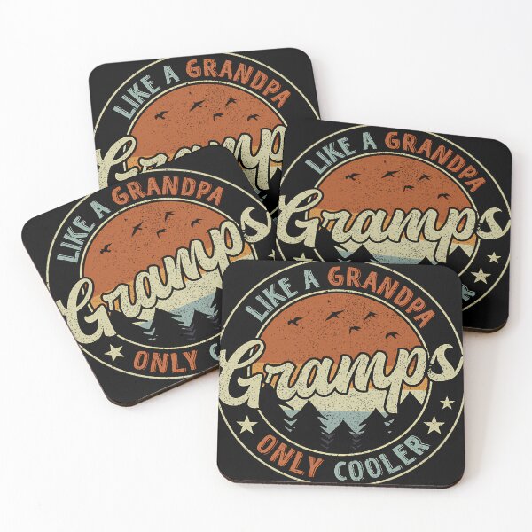 Item preview, Gramps Like A Grandpa Only Cooler Vintage Retro designed and sold by YaulTape.