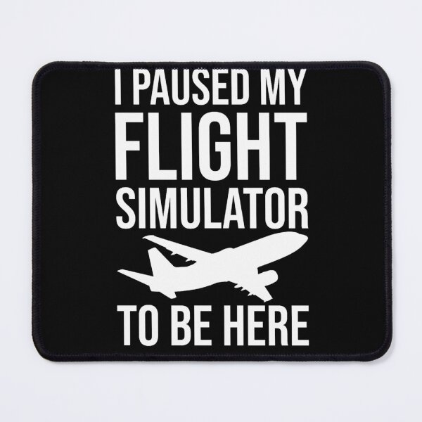Item preview, I Paused My Flight Simulator Funny Pilot Shirt designed and sold by Emberglowo.
