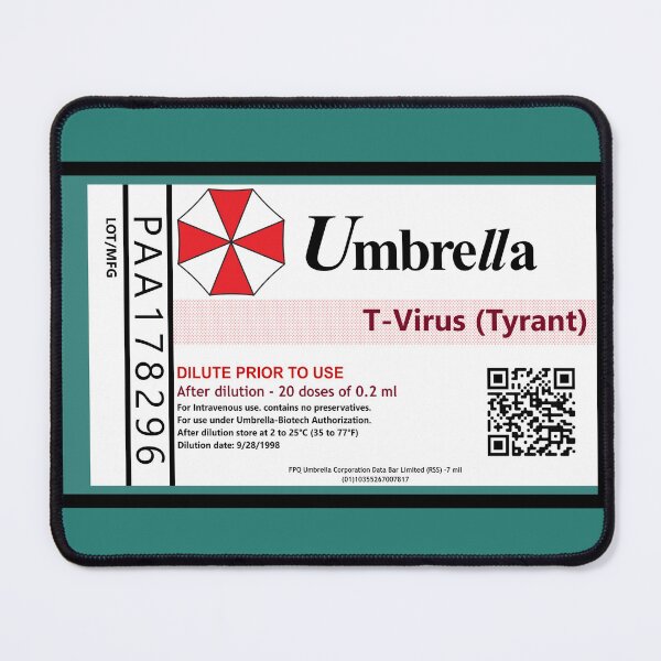Item preview, Resident Evil - Umbrella Corporation T-Virus designed and sold by Hashenbag.