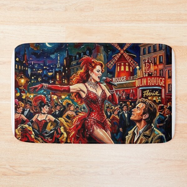 Aperçu de l'œuvre Vérité, Beauté, Liberté, Amour : Moulin Rouge ! Peinture à l'huile créée et vendue par Art's Diner.
