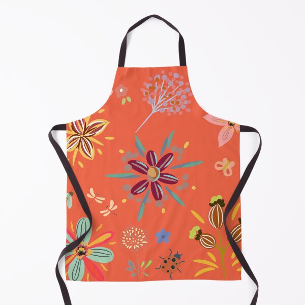 Item preview, Coral Wildflower Tote Bag Pattern – Boho Floral with Bees Dragonflies Ladybug & Butterfly designed and sold by FestivityFinds.