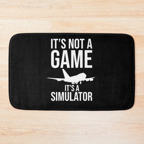 Item preview, It's Not A Game Flight Simulator Funny Shirt designed and sold by Emberglowo.