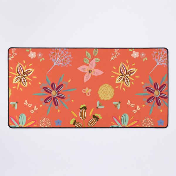 Item preview, Terracotta Garden Whimsical Floral Throw Pillow - Boho Cottagecore Decor designed and sold by FestivityFinds.