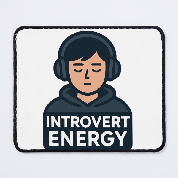 Item preview, Introvert Energy Sticker | Cool Minimal Aesthetic sticker designed and sold by Adishadab.