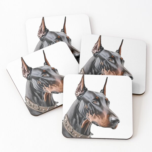 Item preview, Side portrait of black and tan Doberman designed and sold by ChernivtsiSkoda.