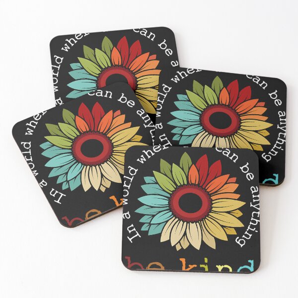 Item preview, En un mundo donde puedes ser cualquier cosa, sé amable Girasol vintage designed and sold by FlankinMew.