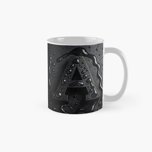 Item preview, Black Letter A Monogram Art Print | Dark Minimal Typography Wall Decor designed and sold by Kaleidoscope Print.