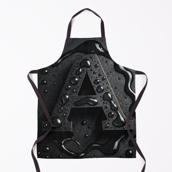 Item preview, Black Letter A Monogram Art Print | Dark Minimal Typography Wall Decor designed and sold by Kaleidoscope Print.