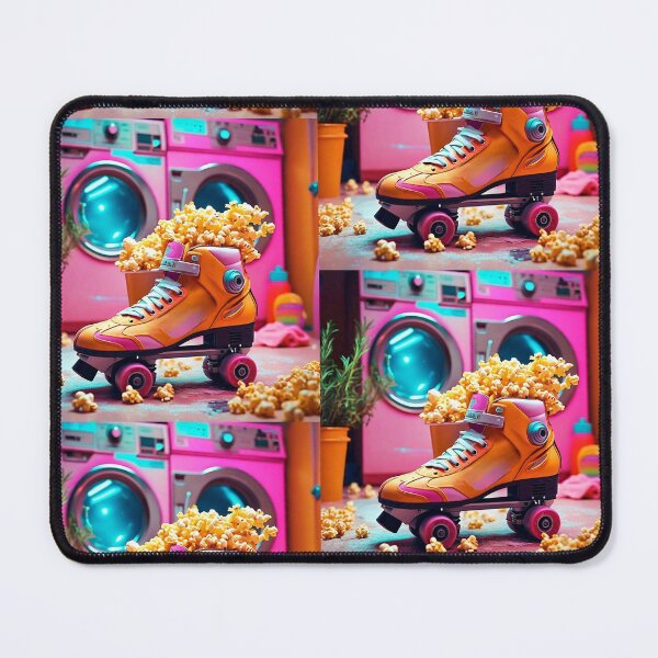 Item preview, Roller Skate with Popcorn on Laundry Day designed and sold by dropsock.