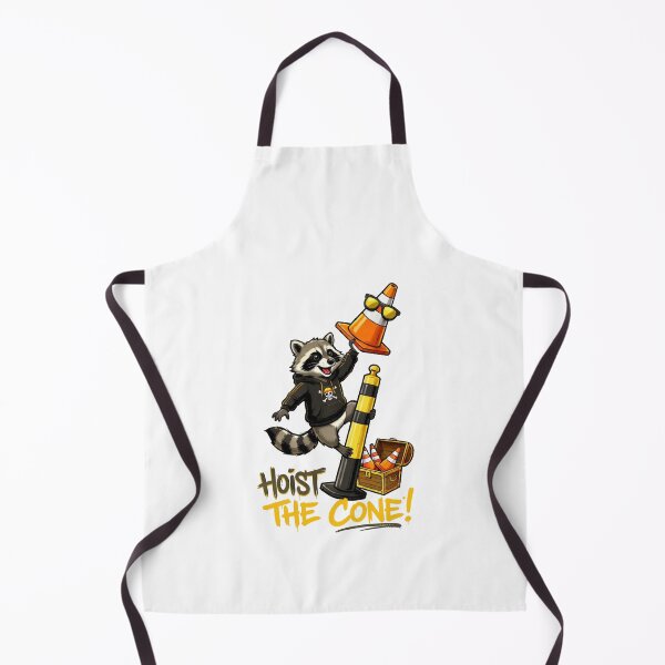 Item preview, Hoist The Cone Raccoon designed and sold by marnisa.
