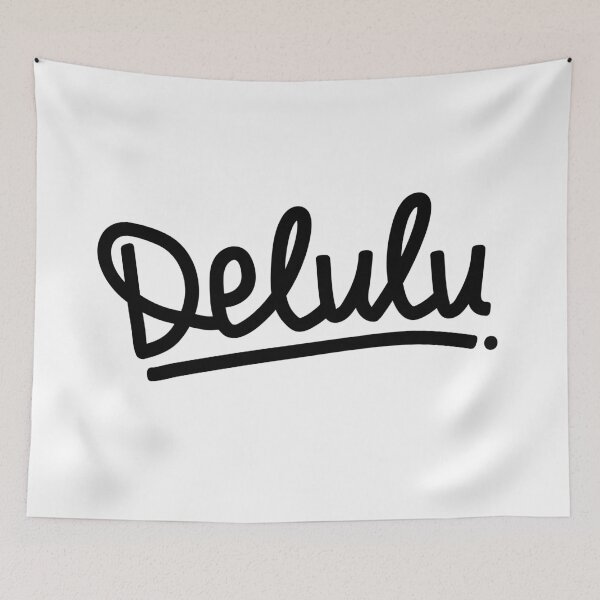 Item preview, Delulu – Minimalist Funny Typography Meme Quote designed and sold by souloff.