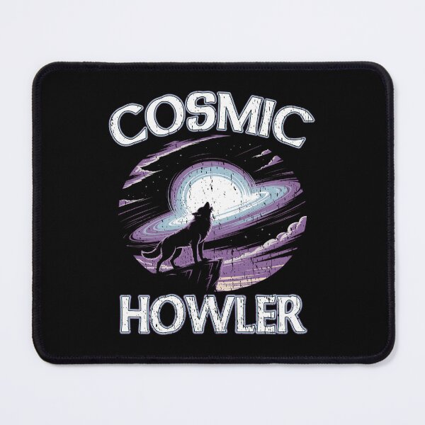 Item preview, Cosmic Howler Wolf Galaxy Space Howling Moon designed and sold by Jt41.