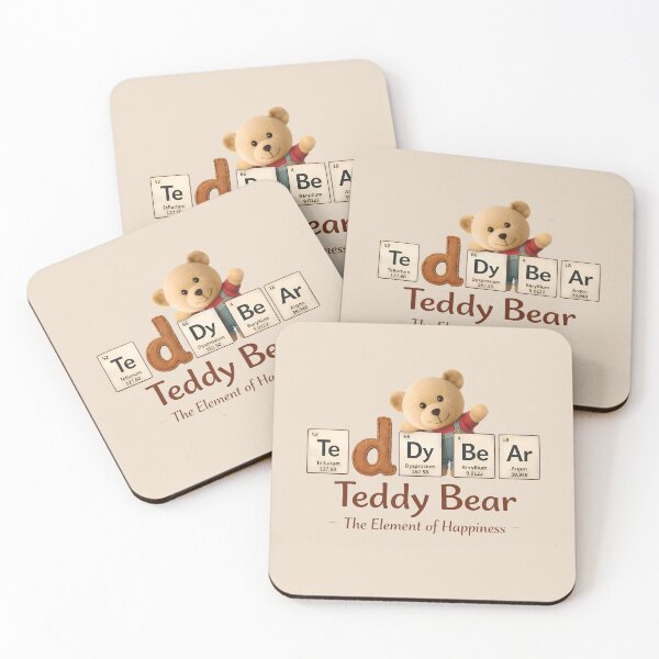 Item preview, Teddy Bear Periodic Table Shirt – Element of Happiness designed and sold by Teddily Ever After.