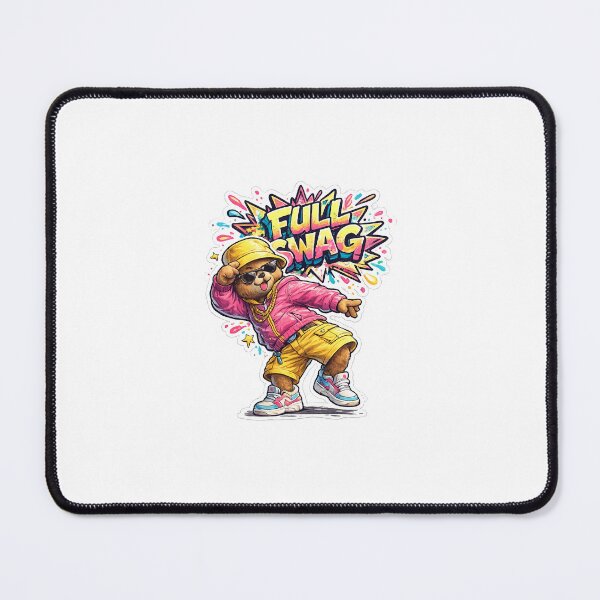 Item preview, Full Swag Teddy – Sassy Streetwear Bear Sticker ?? designed and sold by SparkVault.