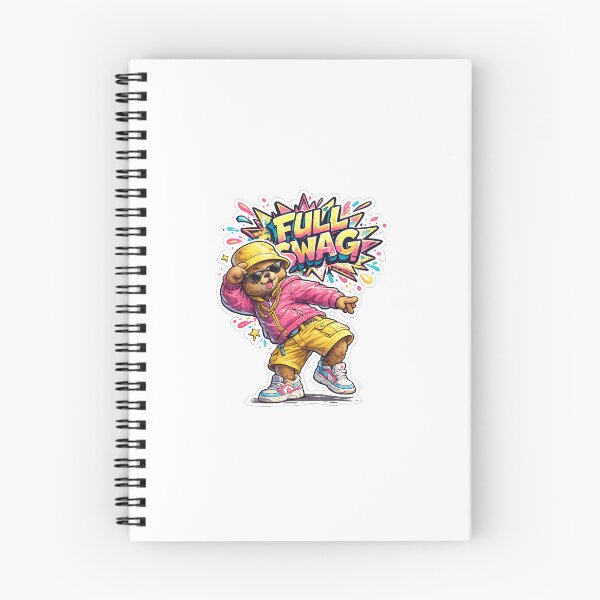 Item preview, Full Swag Teddy – Sassy Streetwear Bear Sticker ?? designed and sold by SparkVault.
