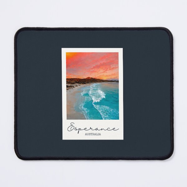Item preview, Esperance Beach Sunset Australia - Vintage Souvenir designed and sold by twentytwo ART souvenir designs.