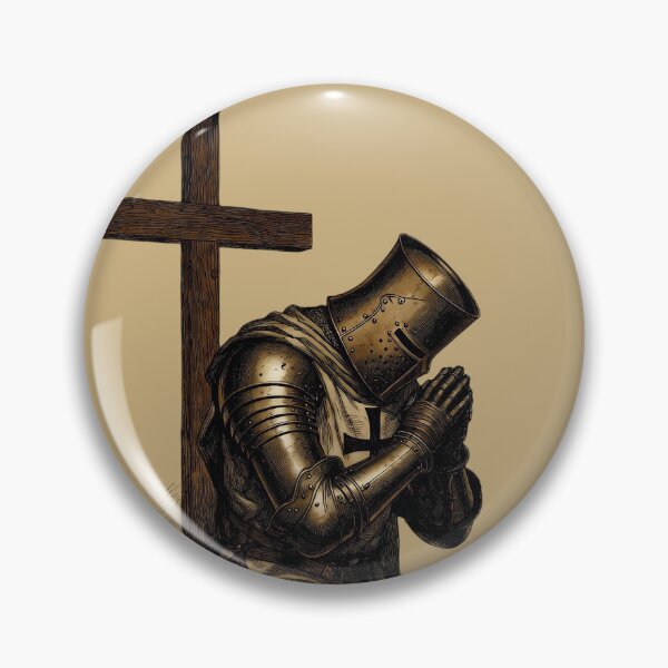 Item preview, Medieval Crusader Knight Vintage Engraving Art Print | Crusades History Gift designed and sold by Historylbt.