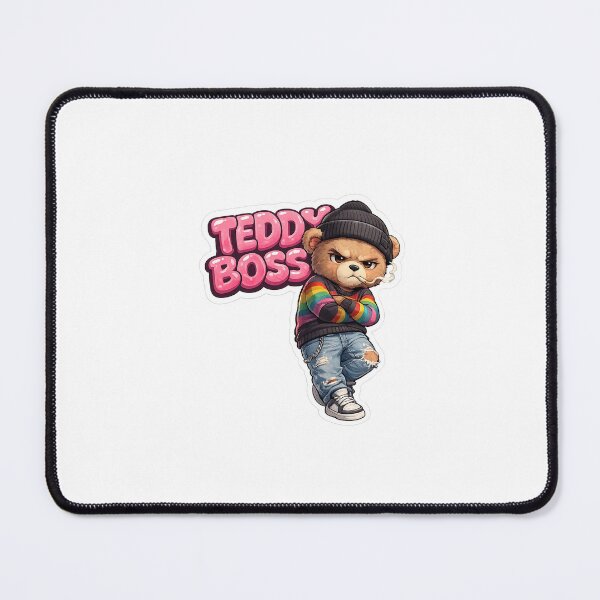 Item preview, Teddy Boss – Badass Chibi Bear Streetwear Sticker ?? designed and sold by SparkVault.