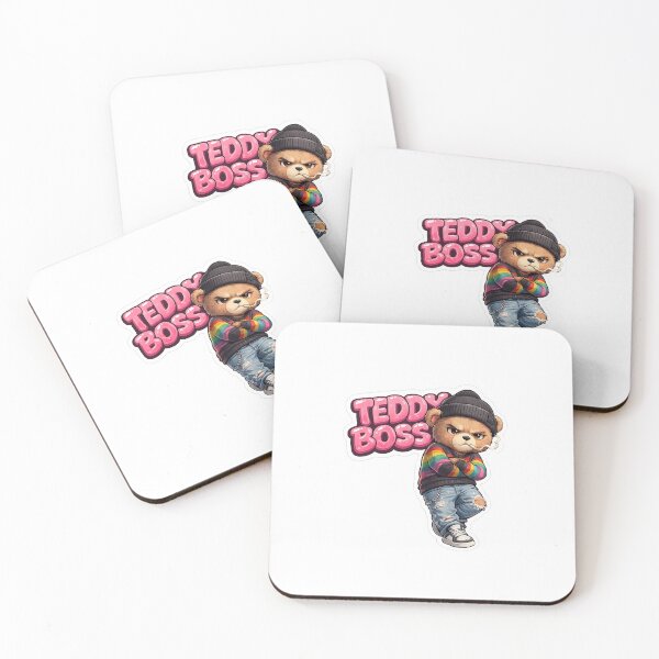 Item preview, Teddy Boss – Badass Chibi Bear Streetwear Sticker ?? designed and sold by SparkVault.