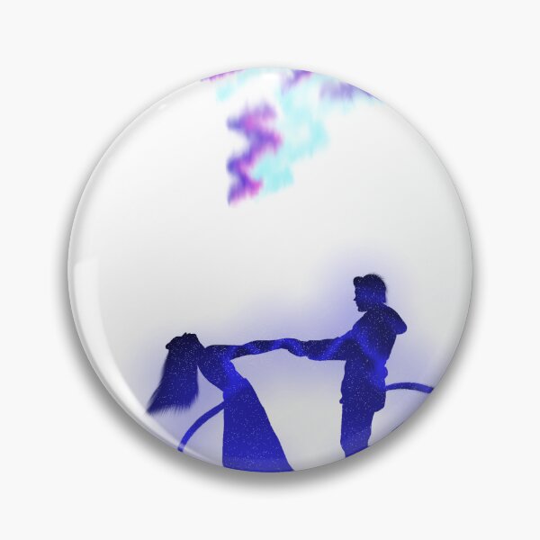 Item preview, Twisted couple Moon Love – Galaxy Silhouette Couple Art designed and sold by kerissfantasyart .