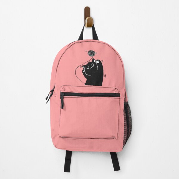 Item preview, Playing with Yarn Black Cat Illustration designed and sold by Manjia-Art.
