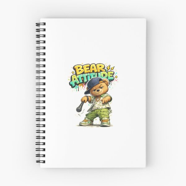 Item preview, Bear Attitude – Cool Teddy Street Style Graffiti Sticker ?? designed and sold by SparkVault.