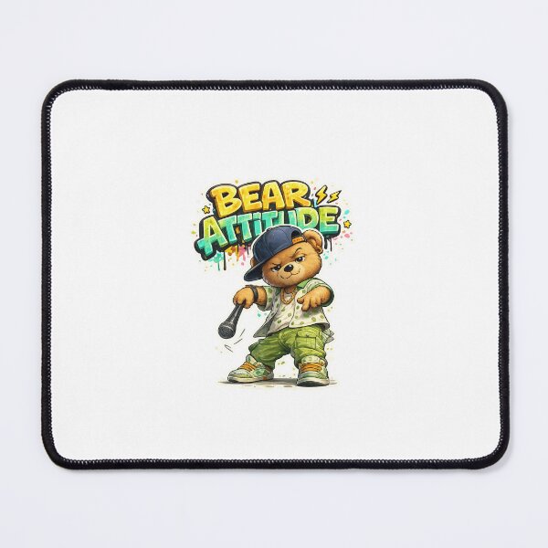 Item preview, Bear Attitude – Cool Teddy Street Style Graffiti Sticker ?? designed and sold by SparkVault.