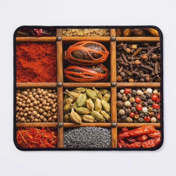 Item preview, Exotic Spice Box Art Print | Colorful Culinary Kitchen Still Life Decor designed and sold by Kaleidoscope Print.