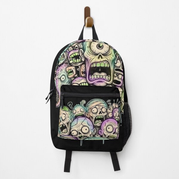 Item preview, Zombie Horde: Neon Pastel Monster Mash" designed and sold by Zenvique Art.