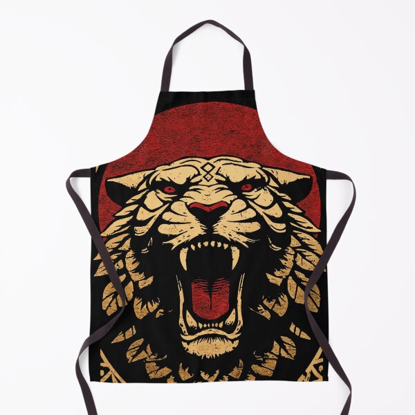 Item preview, Gorgeous tribal tiger Red sun, black and gold 127sm designed and sold by 127sm.