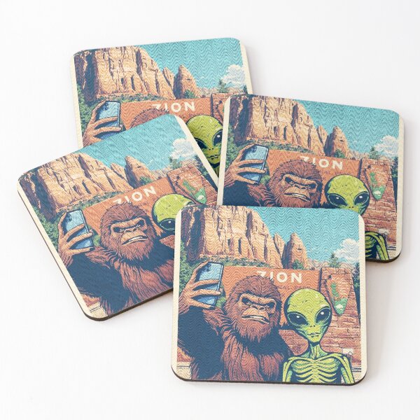 Item preview, Bigfoot & Alien Travel - Zion National Park  designed and sold by 3D SONS SUPPLY.