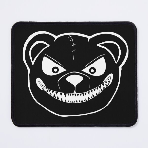 Item preview, Evil teddy (white) designed and sold by ConfuzRandomly.