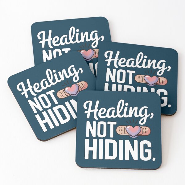 Item preview, Healing Not Hiding – Mental Health Awareness & Trauma Recovery  designed and sold by ُEldalal-Design.