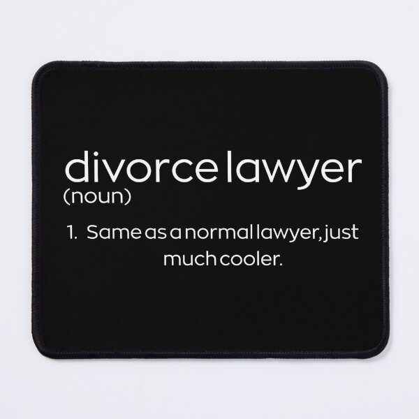 Item preview, Divorce lawyer - same as a normal lawyer, just much cooler Classic Funny T-Shirt designed and sold by OldSkullDesigns.