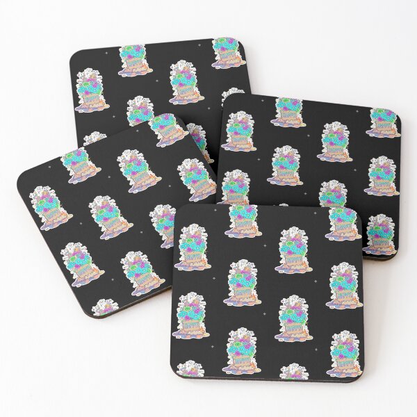 Item preview, Neon Floral Glow – Bright Aesthetic Sticker designed and sold by Mood Bites.