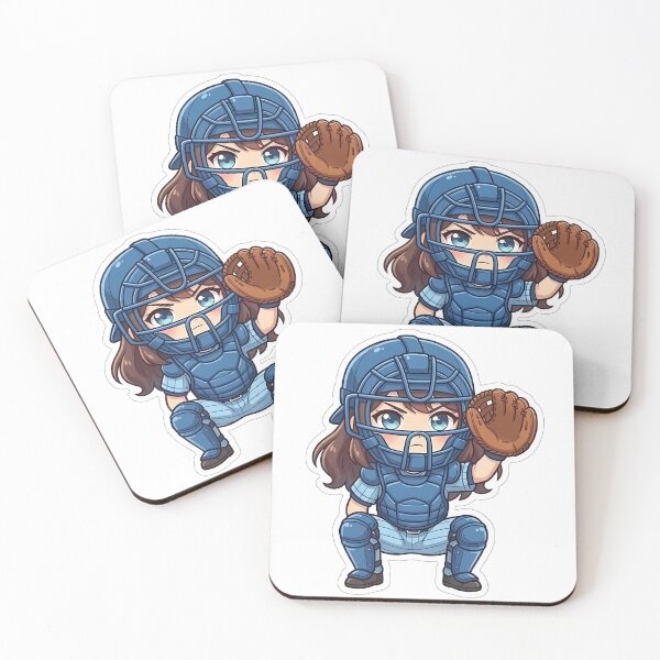 Item preview, Chibi Baseball 2026 Edition - Catcher Squat designed and sold by Chibi-Planet.