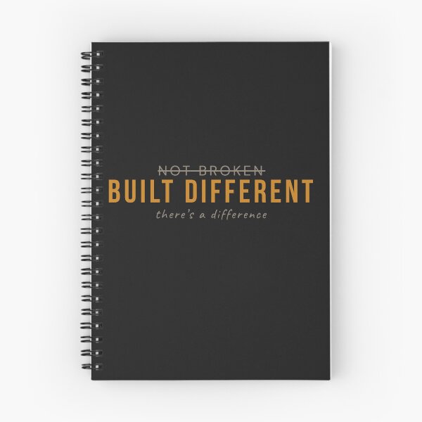 Item preview, Not broke just built different designed and sold by builtwithheart.