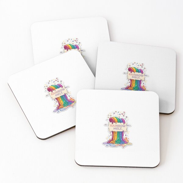 Item preview, Dripping Rainbow – Color Splash Sticker designed and sold by Mood Bites.