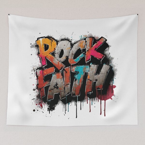 Item preview, ROCK FAITH COLOURED designed and sold by CemDigitalArt.