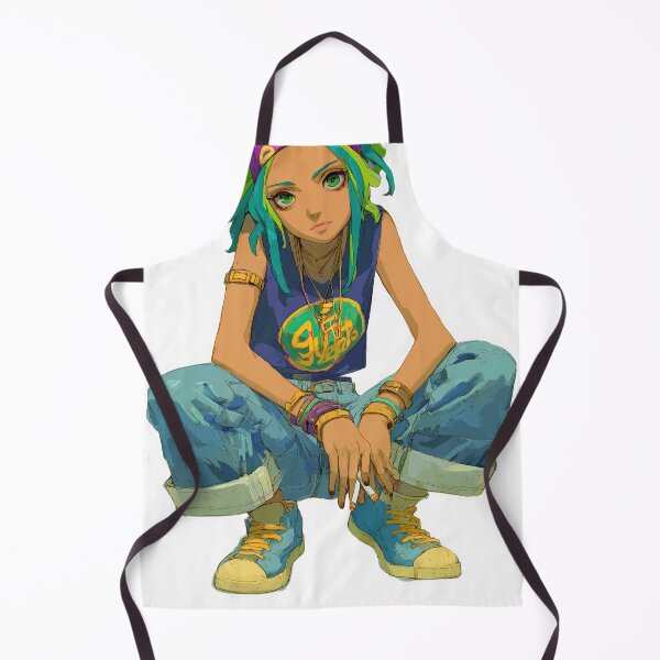 Item preview, Green Haired Cyberpunk Anime Girl designed and sold by Piotrek0001.