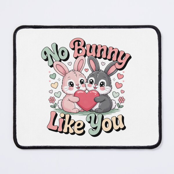 Item preview, No Bunny Like You | Cute Bunny Couple Holding Heart designed and sold by Shanker-studio.