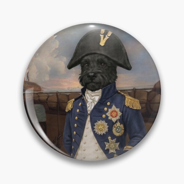 Item preview, Scottie Dog Admiral on Historic Warship Deck designed and sold by CJChronicles.