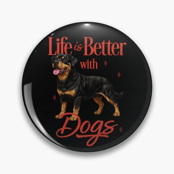 Item preview, LIFE IS BETTER - ROTTWEILER | Pets and Dogs lovers for Men and Women t-shirt designed and sold by panchiTWO.