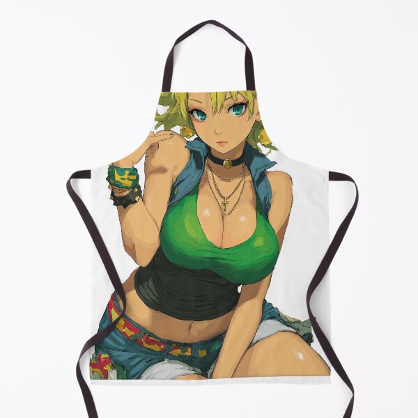 Item preview, Blonde Anime Girl in Green Tank Top designed and sold by Piotrek0001.
